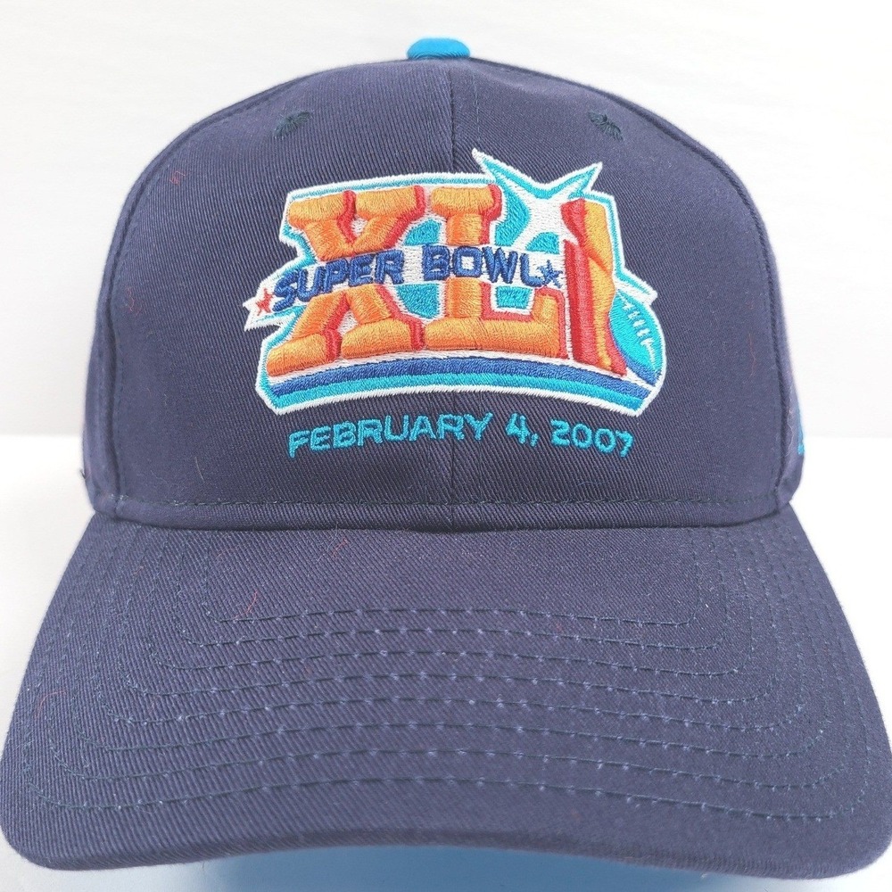 Reebok Super Bowl XLI 2007 Sample NFL Hat Deadstock Retro Sportswear Football